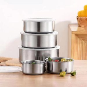 Stainless Steel Food Box 5 In 1