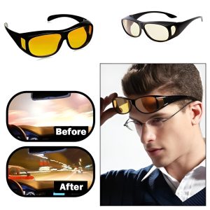 HD Night Vision Wraparounds Glasses