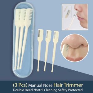 (১ সেট) Manual Nose Hair Trimmer 3pcs