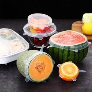 6 PCS Silicone Cover Stretch