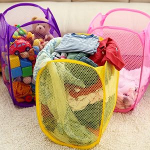 Foldable Mesh Laundry Basket