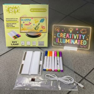 DIY Acrylic Luminescent Lamp